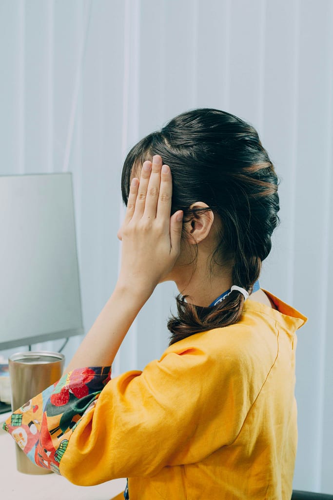 employee stressed about discrimination in the workplace
